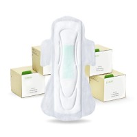 Wholesale 100 percent cotton sanitary pads disposable thick menstrual pads for ladies